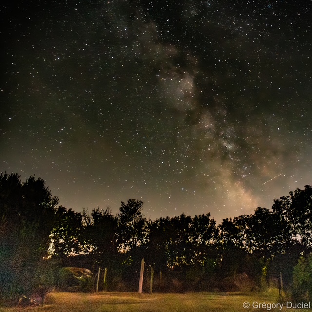 photo du ciel de nuit